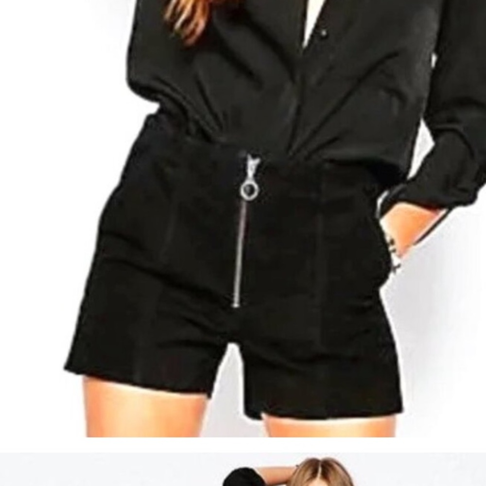 BlankNYC Genuine Suede High Waisted Shorts